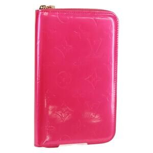 LOUIS VUITTON Monogram Vernis Eldridge Wallet Fuchsia Pink M91240 Auth yk19678V